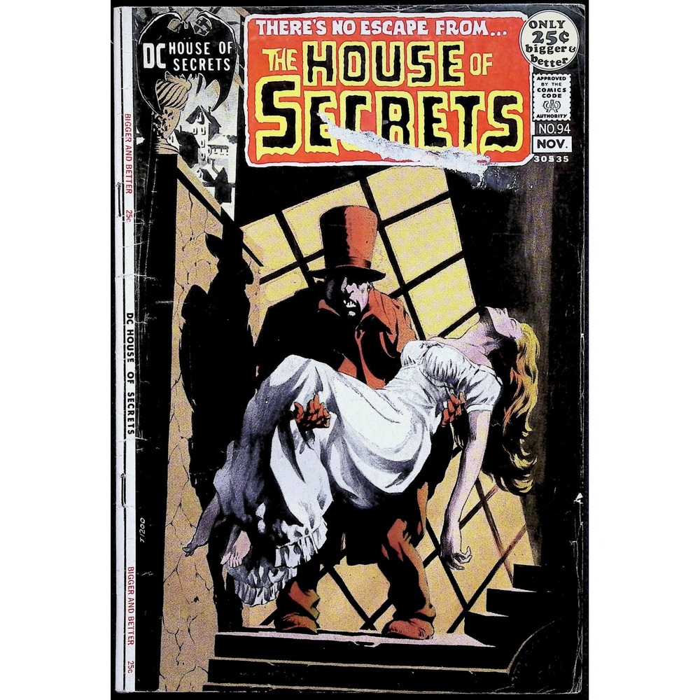 House of Secrets #94 Bernie Wrightson Alex Toth DC Horror Comic Book 1971